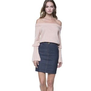 Daydream in denim skirt